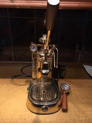 Oryginalny ekspres - La Pavoni Professional - Złoty