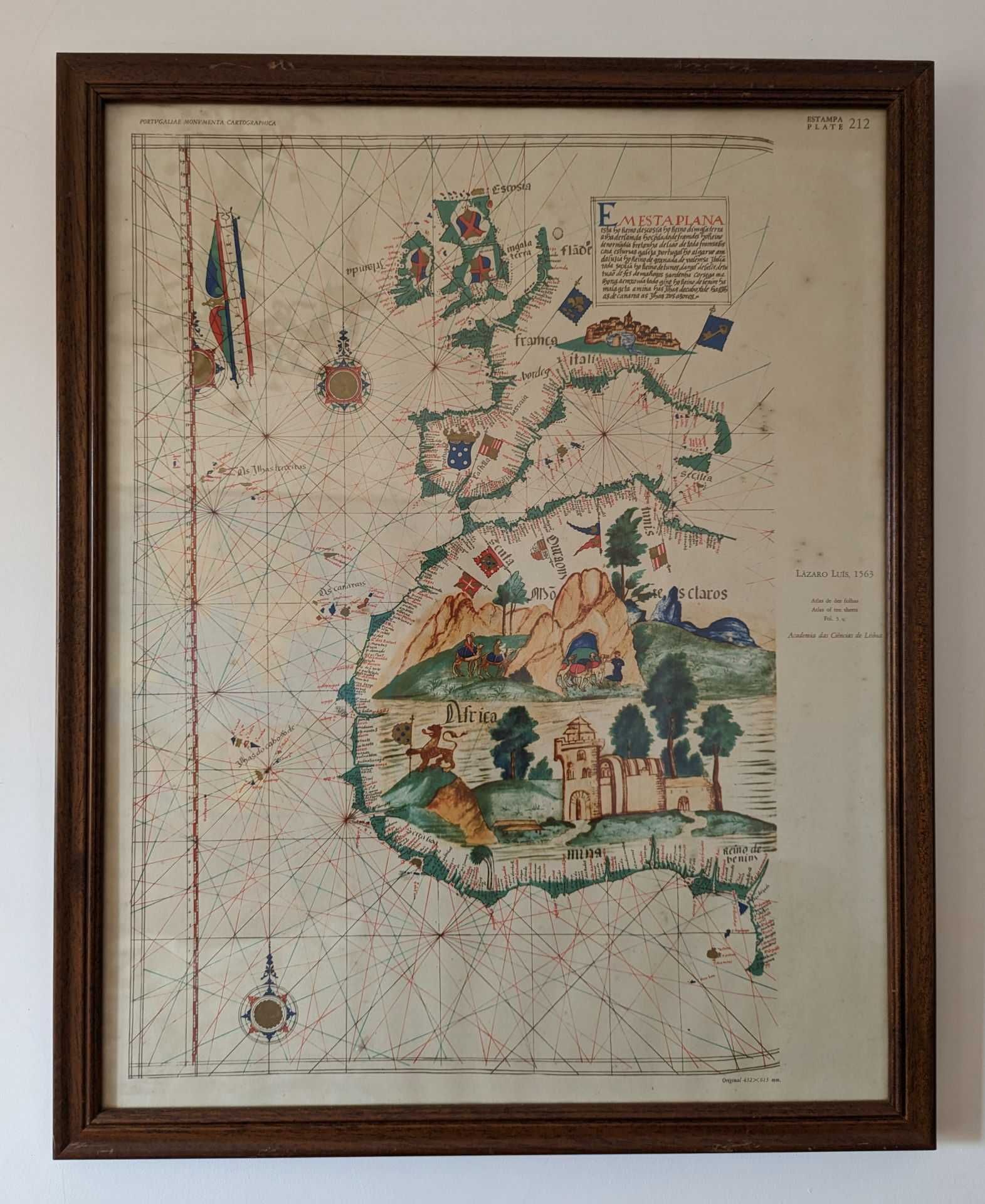 Quadros de Cartografias Portuguesas