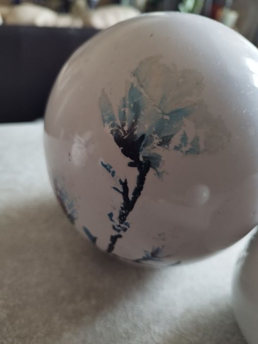 Zestaw ozdobnych kul ceramicznych nowoczesne wnętrza