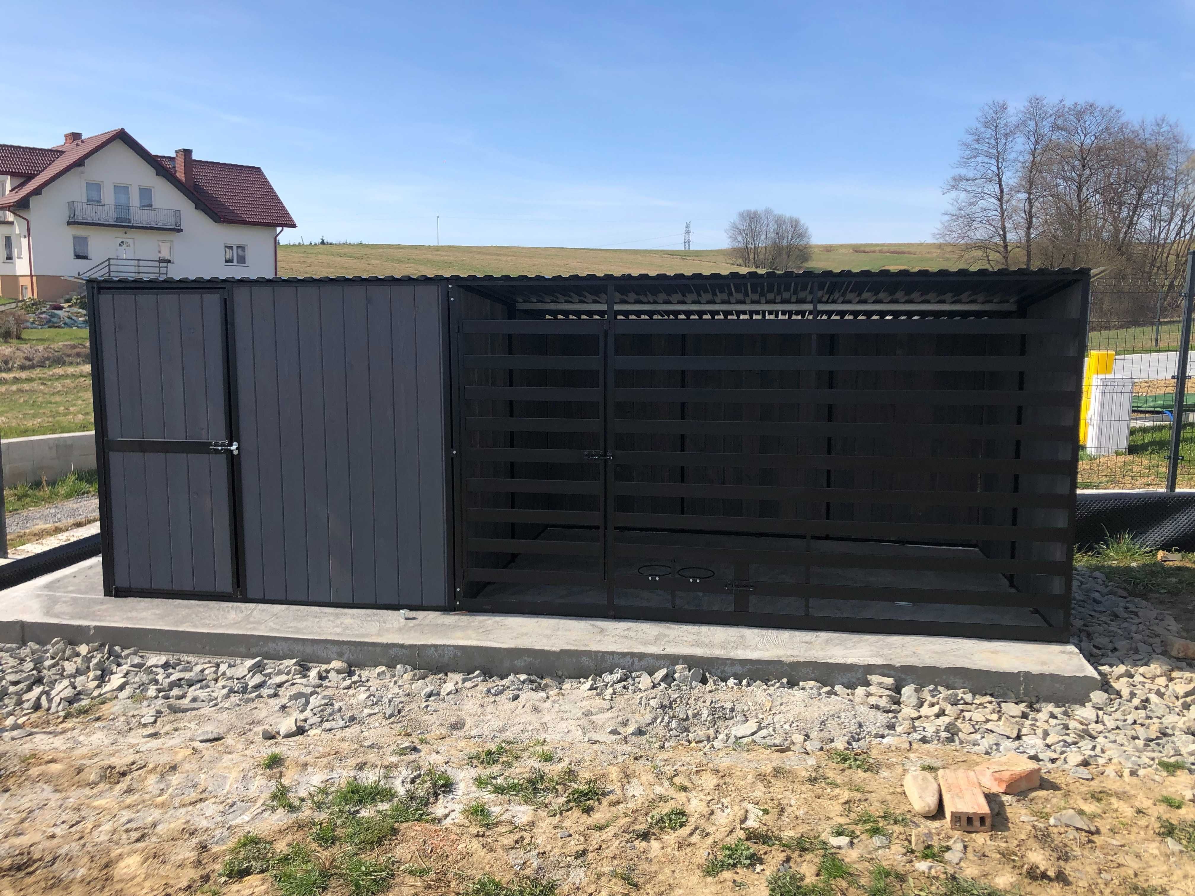 Kojec dla psa -schowek-box-zagroda
