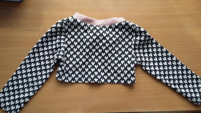 Komplet bluzka-tunika, legginsy, bolerko Pink Love rozm. 80 - 12 mies
