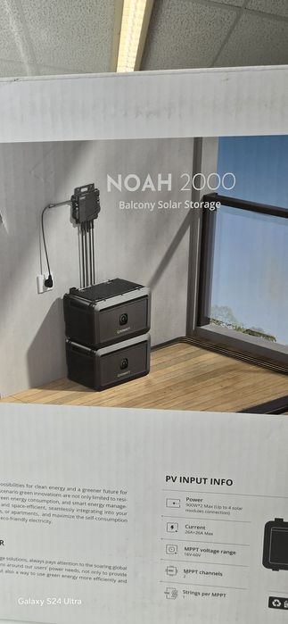 Балконна електростанція Growatt NOAH 2000 2048Wh