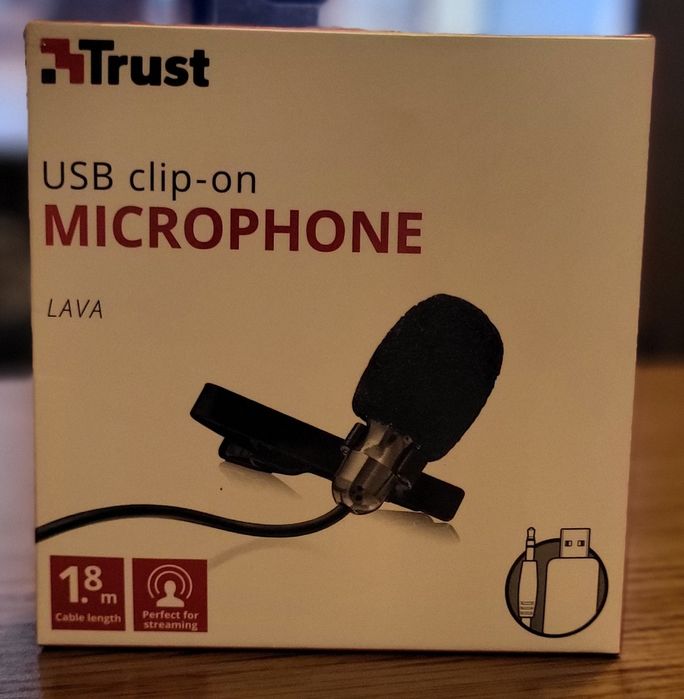 Mikrofon Trust Lava USB Clip-on