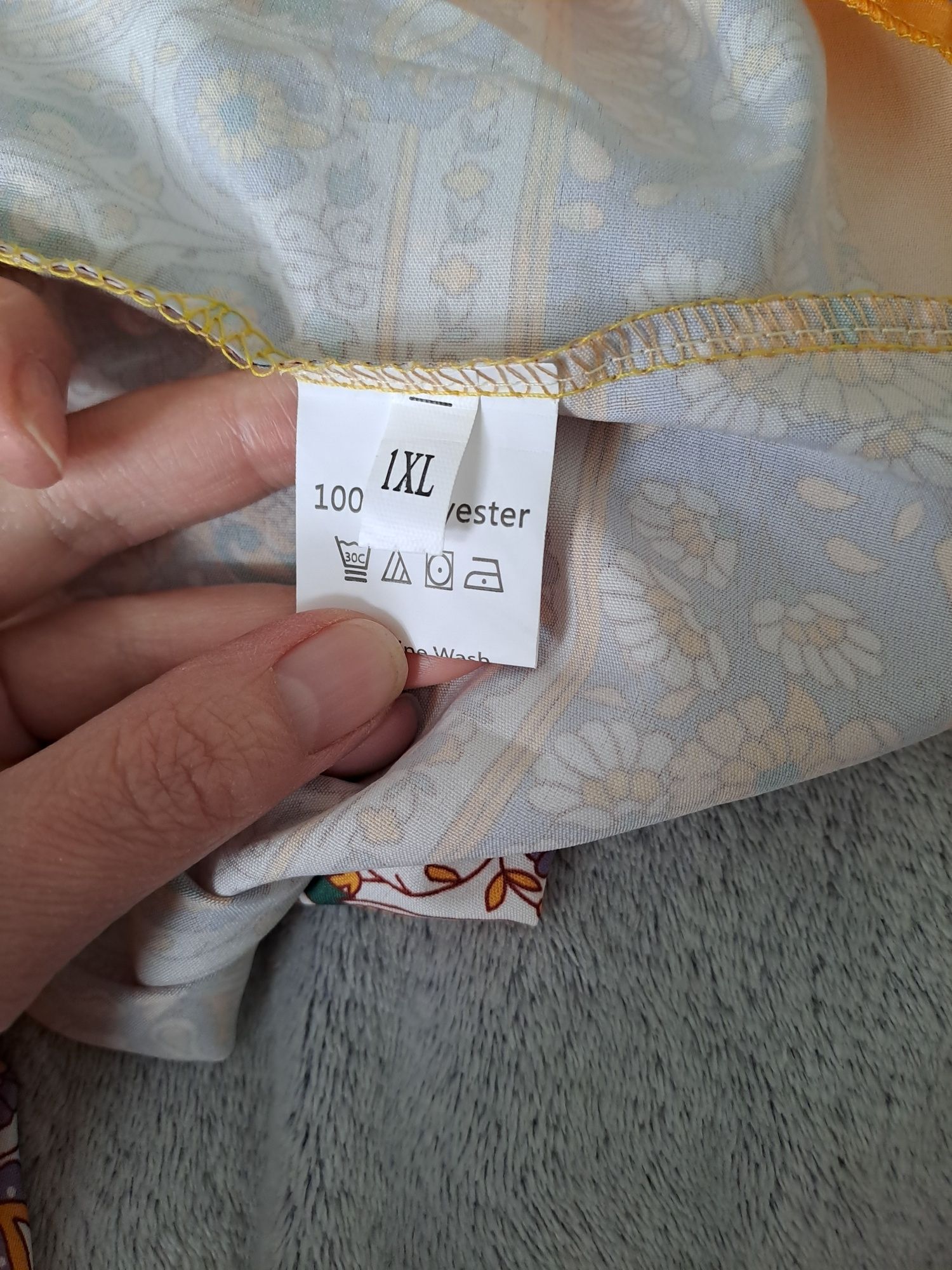 Piękna długa spódnica boho falbana rozmiar XL