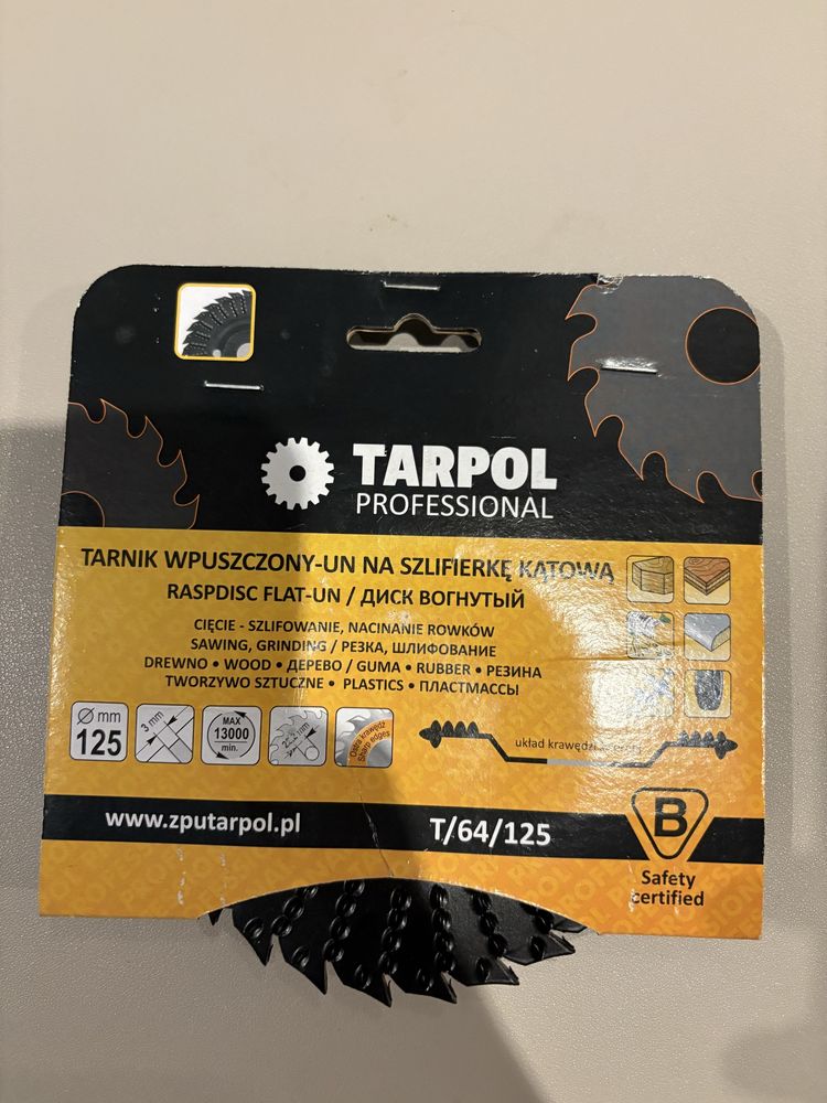 tarnik uniwersalny Tarpol na kątówkę piła T/64/125