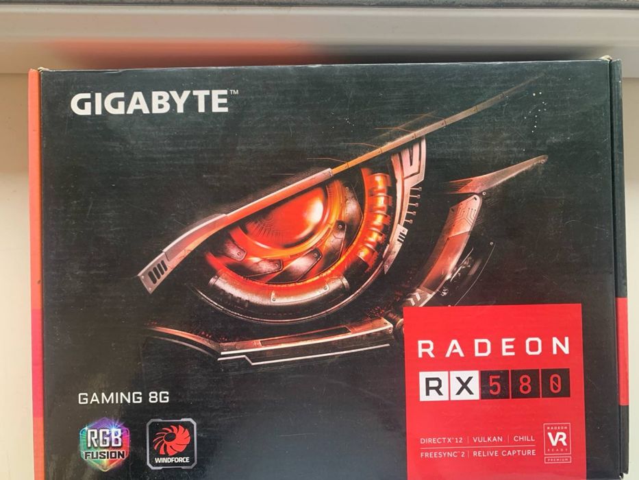 Лот відеокарт 7 штук amd radeon 8 gb rx580