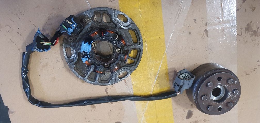 Stator Uzwojenie Alternator zapłon iskrownik magneto Kawasaki Kx 125