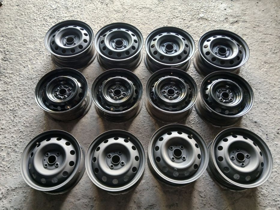 2×14" 4x100 1x5.5J ET46 1x6J ET45 1x6J ET43 15"