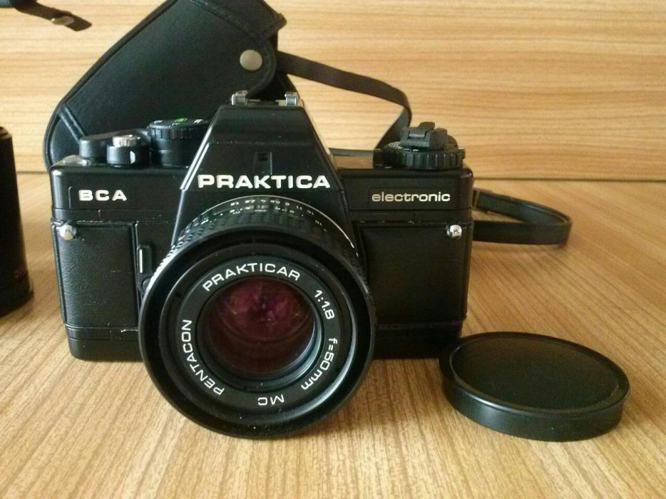 Aparat Praktica BCA obiektyw Prakticar 4/300 MC Carl Zeiss Jena