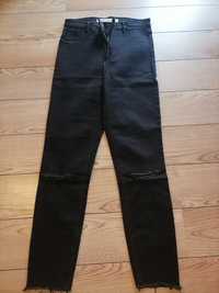 Czarne jeansy Zara