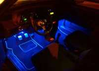Cветодиодная лента для подсветки салона автомобиля с пультом