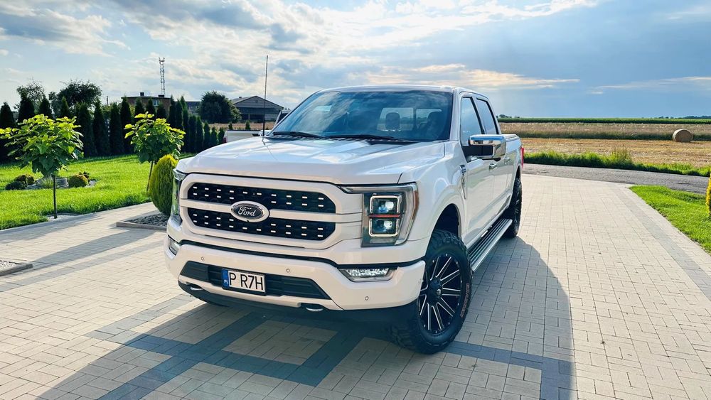 Ford F150 PLATINUM, 5.0 V8, 406KM, 2023r, niski przebieg - FULL OPCJA !