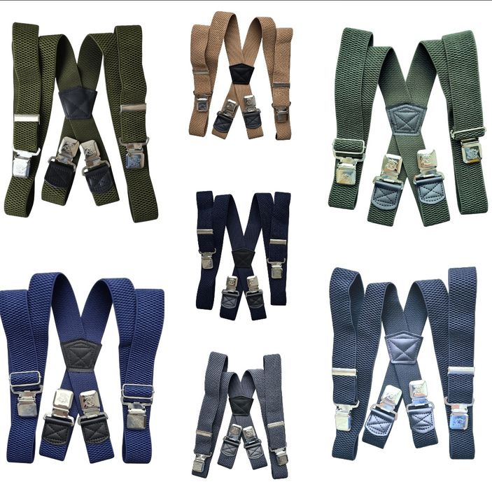 Підтяжки Німеччина | Купити підтяжки міцні 120 см, 7 кольорів