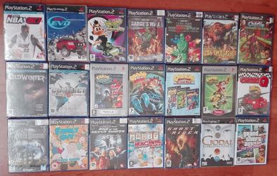 JOGOS PS2 NOVOS, Capcom, Acclaim, Namco, Sierra, Ubisoft, RockStar