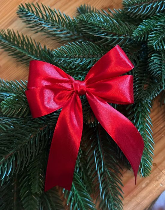 Великий бант на ялинку, бант прикраса