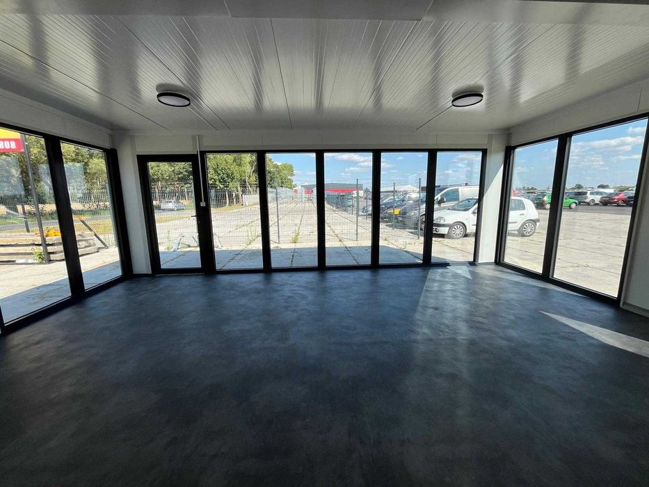 kontener pawilon biurowy handlowy  restauracja gastronomiczny