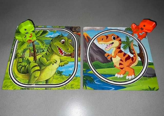 PEPCO puzzle 25 elem. dinozaury + figurki