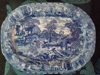 Travessa de porcelana chinesa