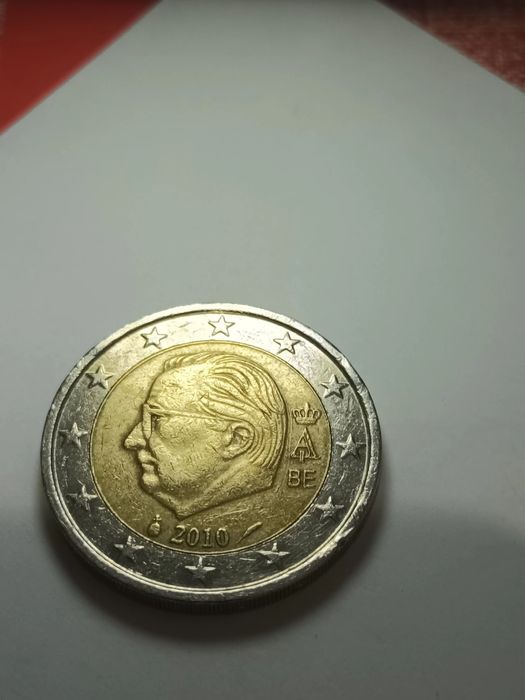 Moeda 2 euros Bélgica 2010