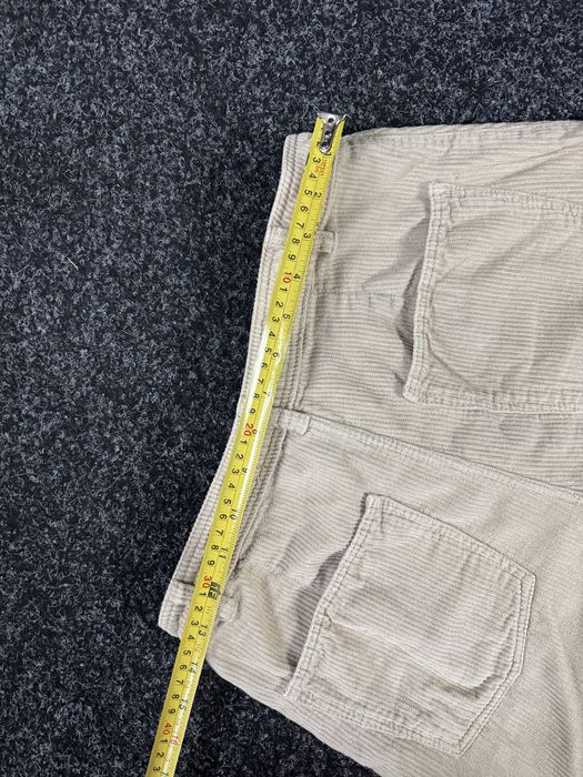 Bershka бежеві штани вельвет 38