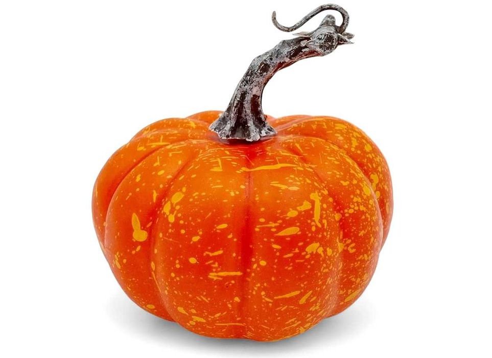 Sztuczna dynia ozdobna figurka do stroików jesienna dekoracja 11cm