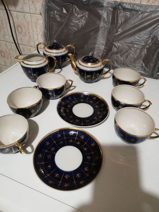 Чайный сервиз,,Золотая сетка" 60ые годы.