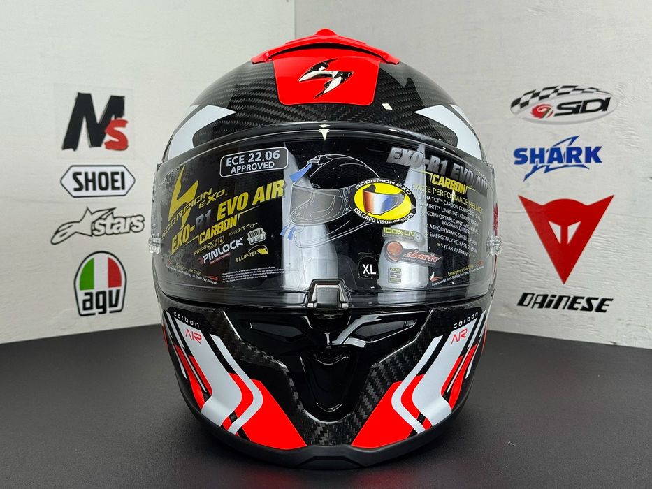 Шлем Scorpion, Ruroc, Shoei, Icon Exo-R1 Carbon Air