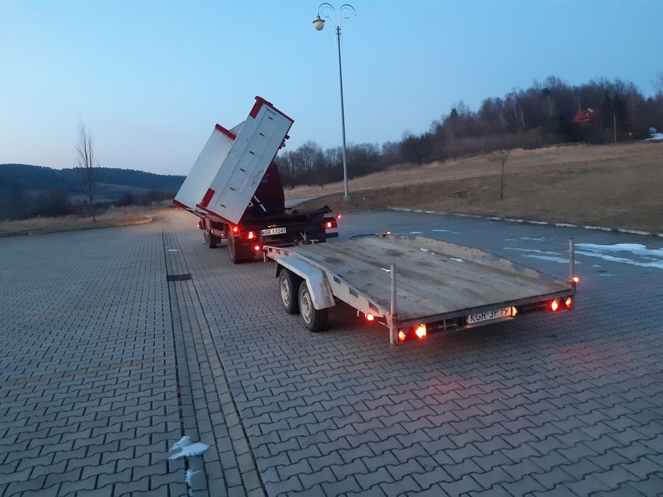 Transport do 3,5T+ laweta + minikoparka