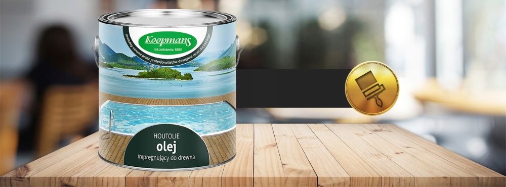 Koopmans Houtolie Olej drewna,tarasu 5L Kolor ecowoodpolska