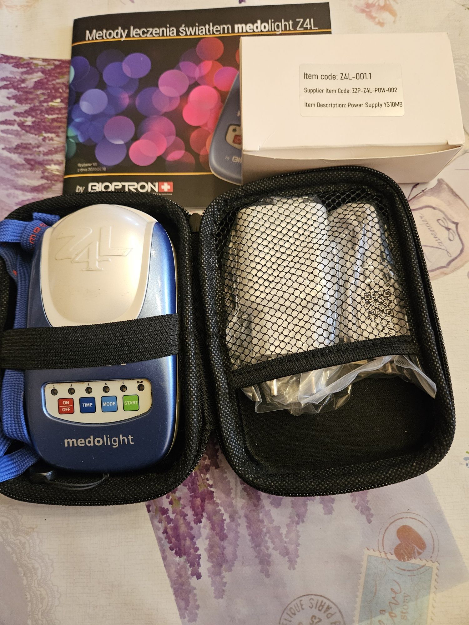 Nowa Lampa Bioptron Medolight Z-4L Zepter-gwarancja