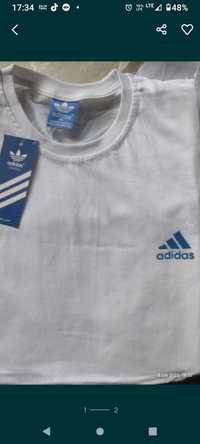 Koszulka t-shirt adidas biała męska