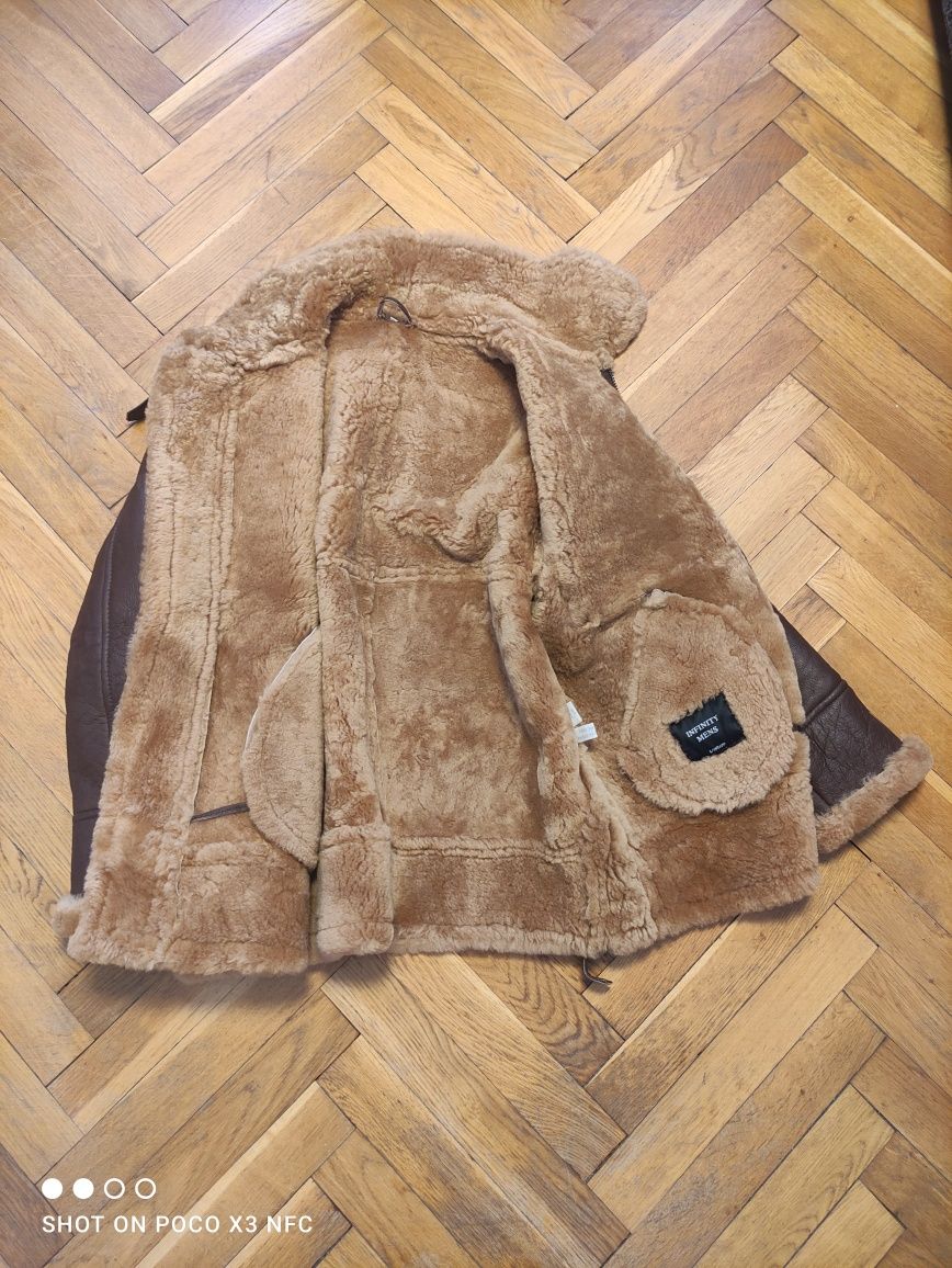 Kożuch pilotka B3 shearling l xl USA RAF