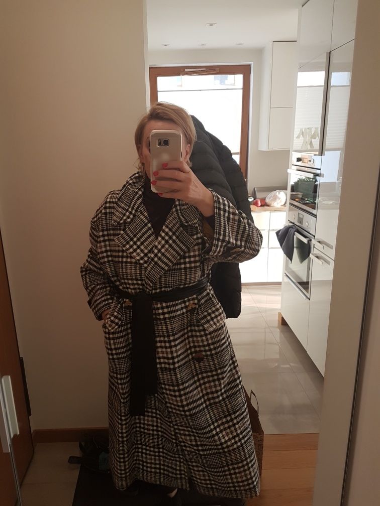 Piękny włoski płaszcz Wiya moda Italia M/L
