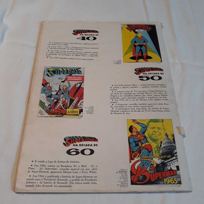 Banda Desenhada Antigo. Álbum  Action Comics N1