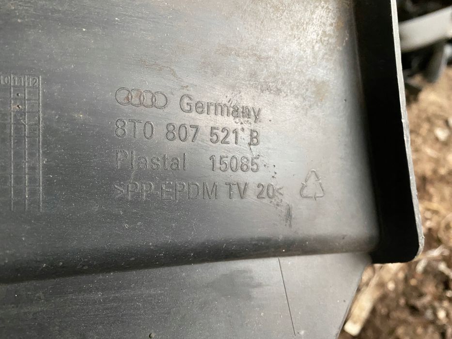 spojler dokladka zderzaka audi a5 8t0 s line