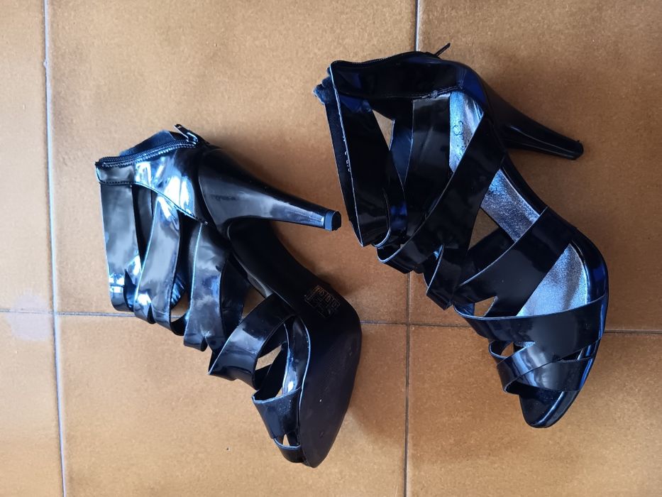 Sapato sandália vintage SEXY!ARRASOU