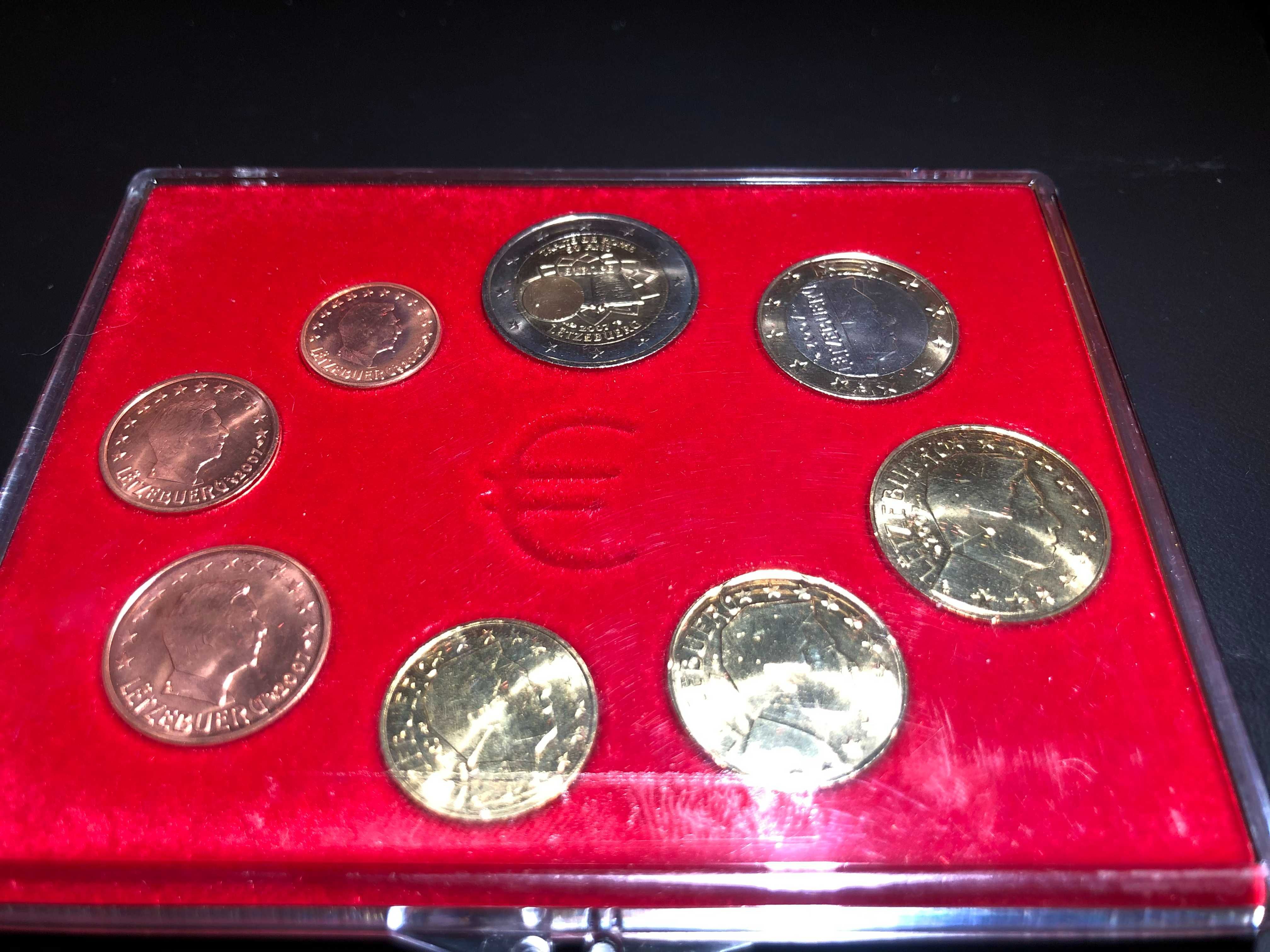 Set Anual Luxemburgo 2007 UNC com Estojo - 2€ 50º Aniv Tratado de Roma