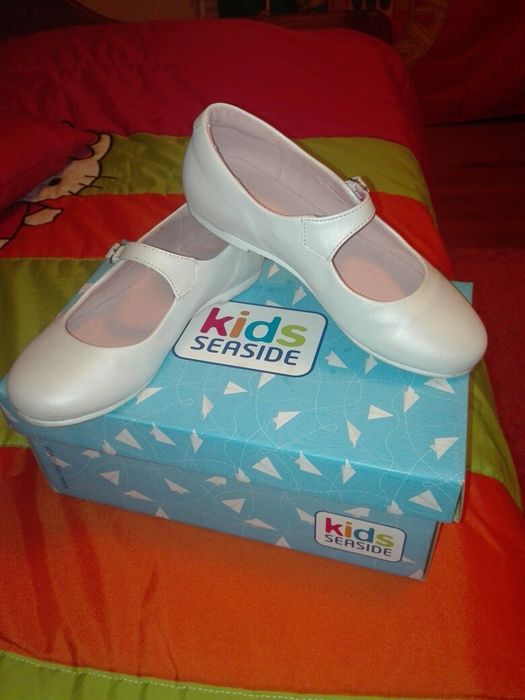 Sapato beje número 30 de menina