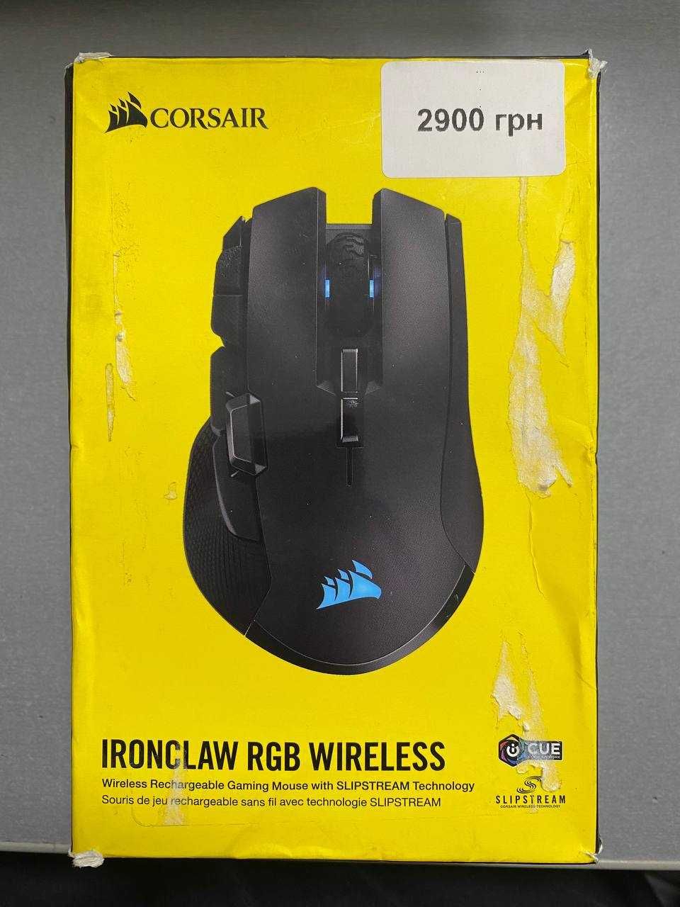 Миша ігрова CORSAIR Ironclaw RGB Wireless Black