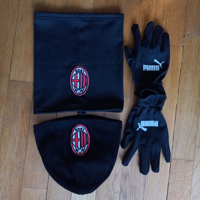 Реал Манчестер Арсенал набори Шапка баф рукавички зимові комплекти