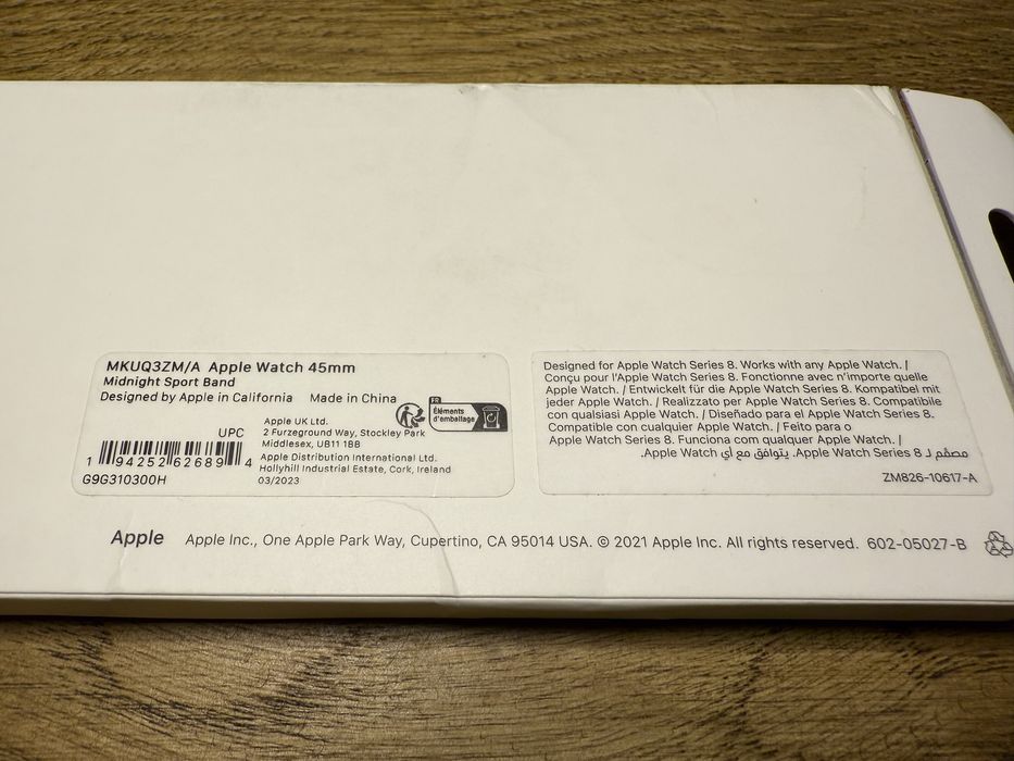 Oryginalny pasek Apple Watch, rozmiar M/L, do koperty 44/45/46 mm