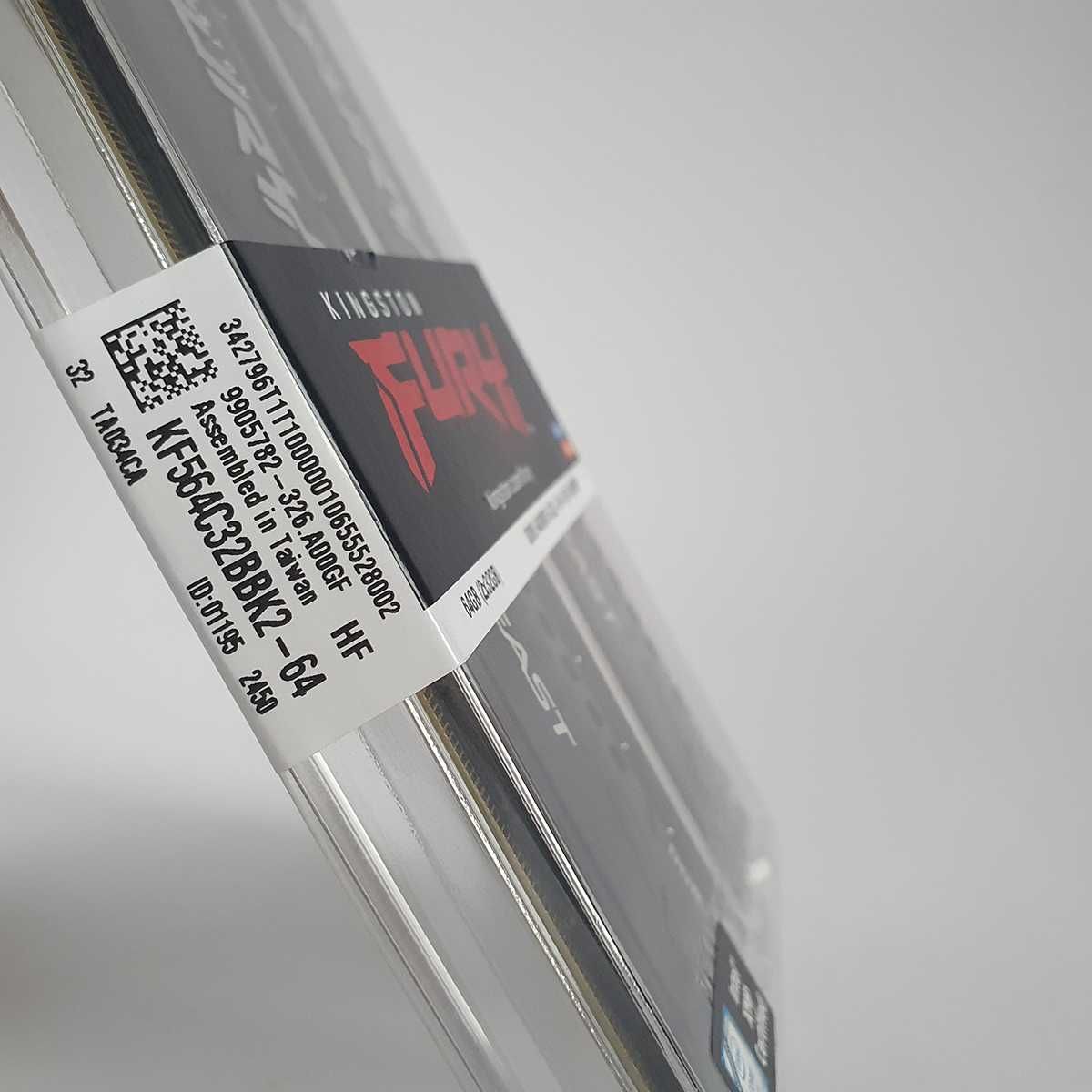 Оперативная память Kingston FURY 64 GB (2x32GB) DDR5 6400 CL32