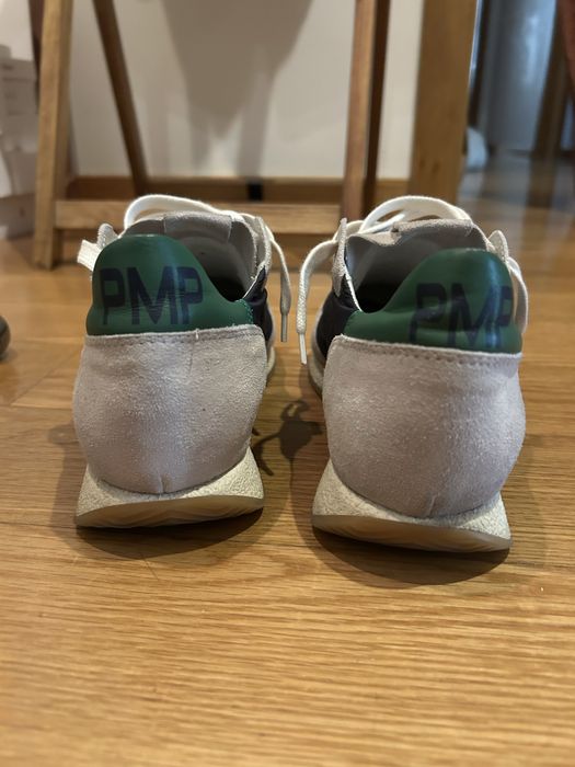 Sneakers Philippe Model Monaco Vintage Basic Blue, 39, com caixa