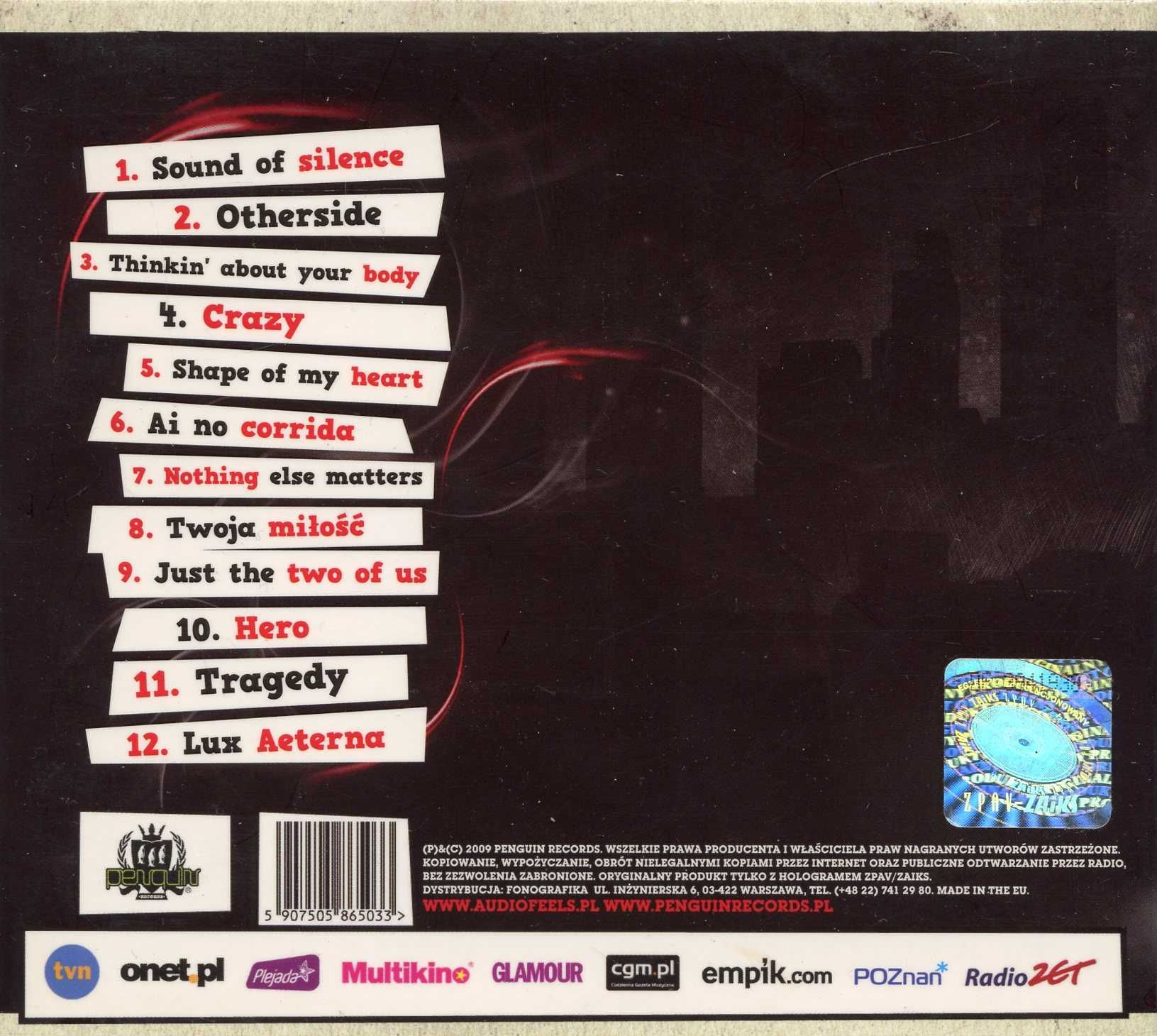 CD Audiofeels - Uncovered / autografy zespołu !!!