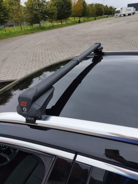 Bagażnik dachowy aero 77 cm - 115 cm relingi