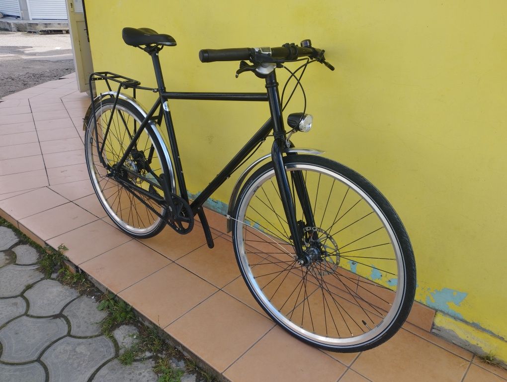 Велосипед Fahrrad Werkstatte XLпланетарка,ремінь , Alfine 11 , Хромоль
