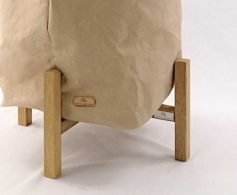 Stojak pod doniczkę kwietnik drewniany dąb natural 30/h20