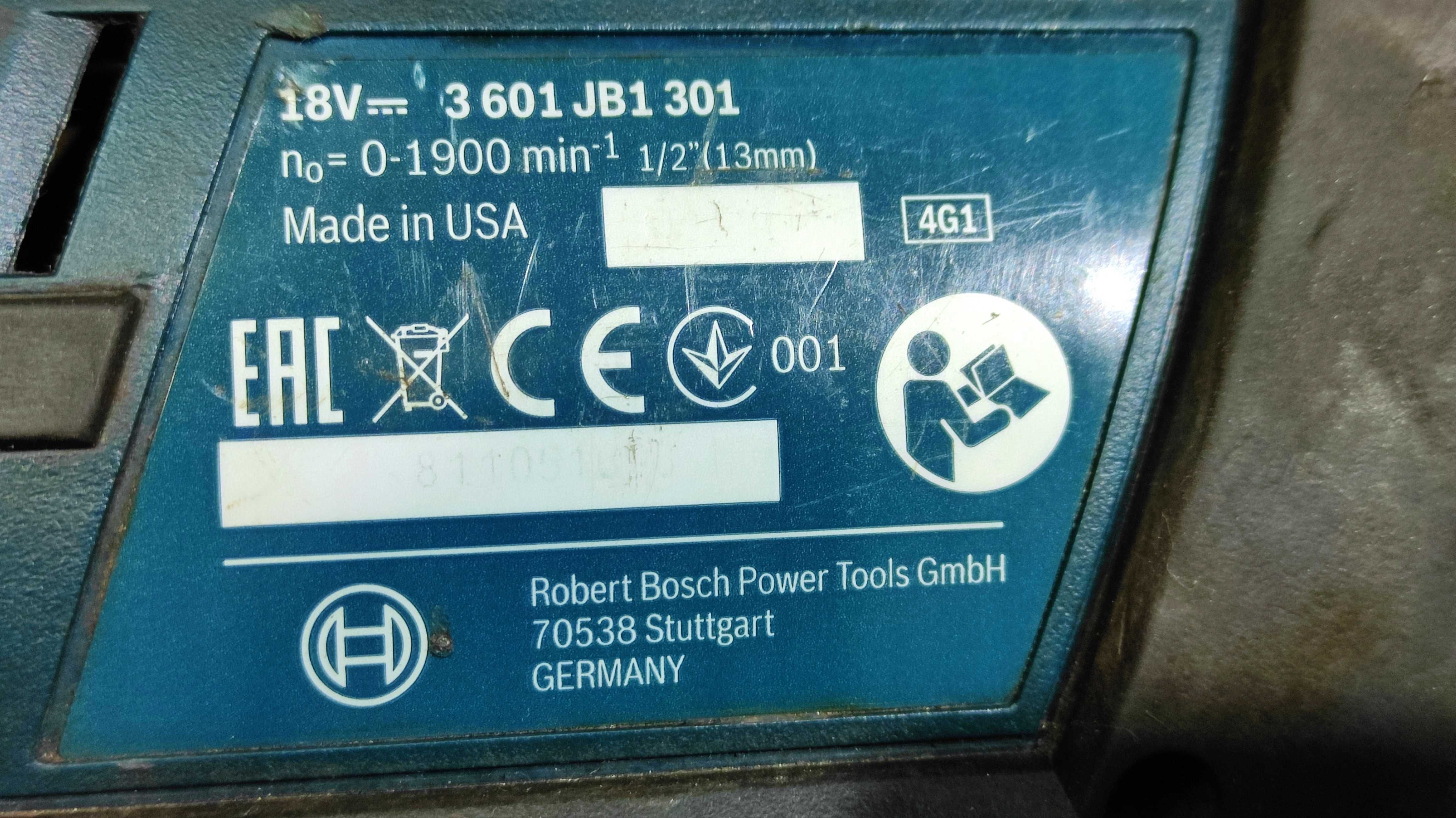 Акумуляторний ударний гайкокрут Bosch GDS 18 V-LI HT Professional