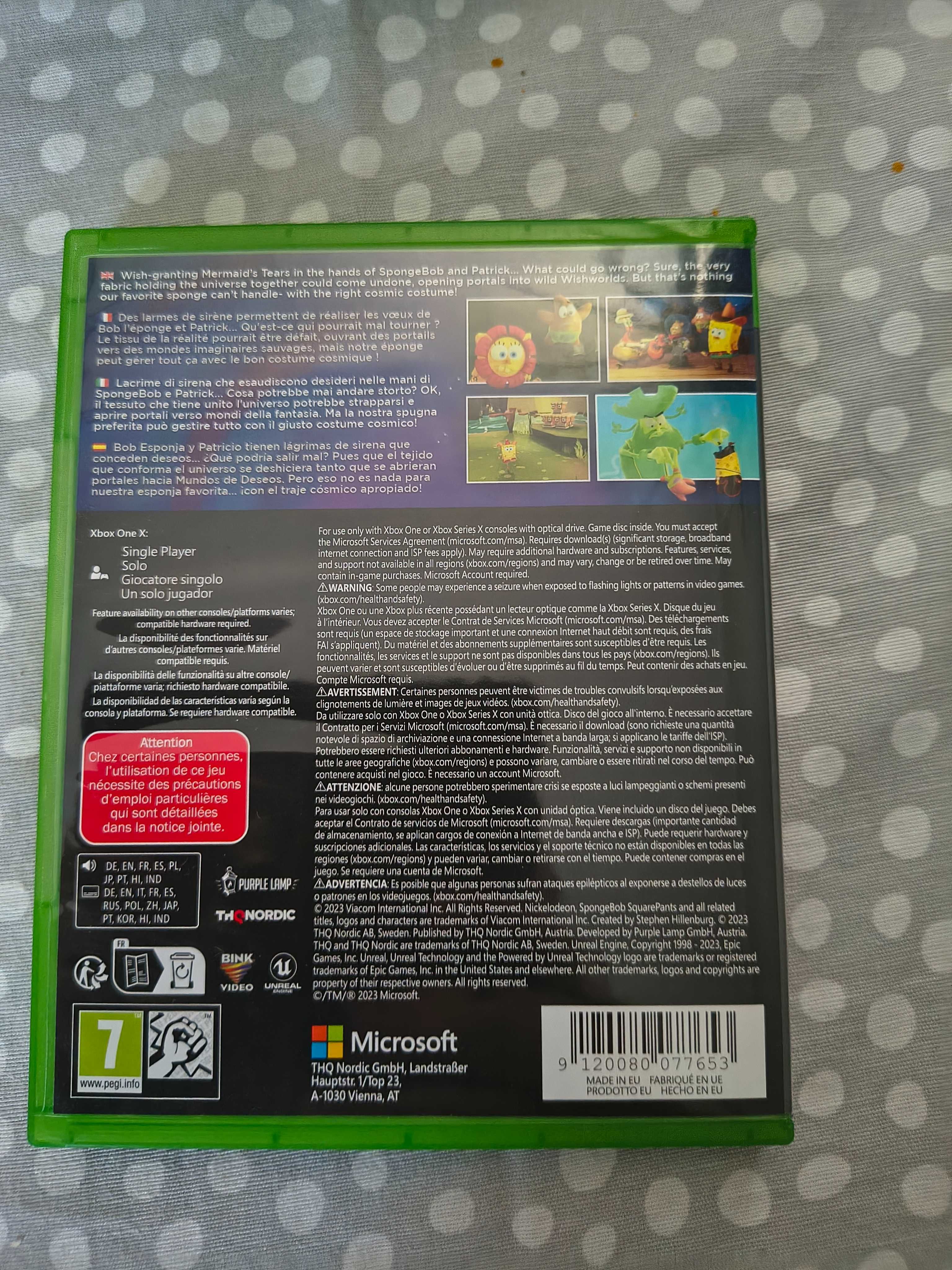 SpongeBob SquarePants The Cosmic Shake xbox