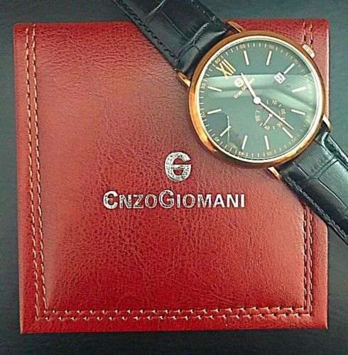 enzo giomani eg0025 (relógio) rose gold, black